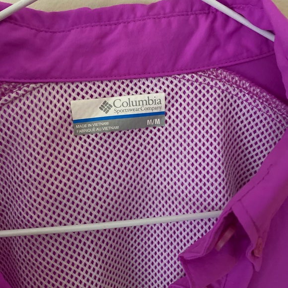 Columbia Men’s PFG purple shirt long sleeve - Picture 2 of 5